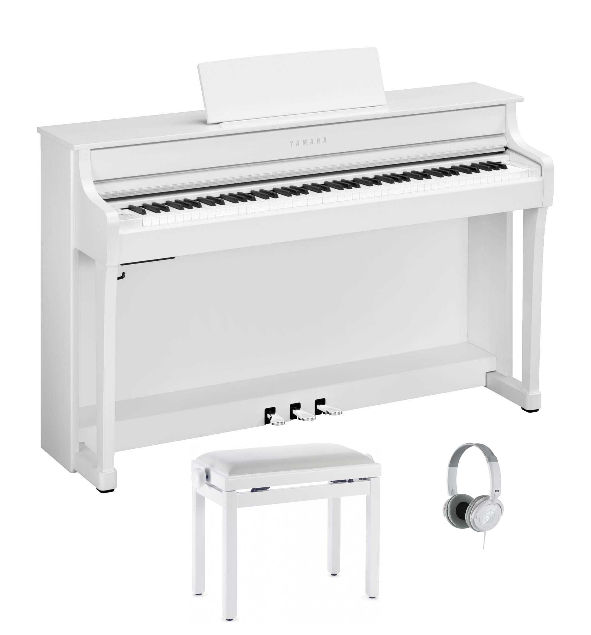 Yamaha CLP-835 WH Bundle Set