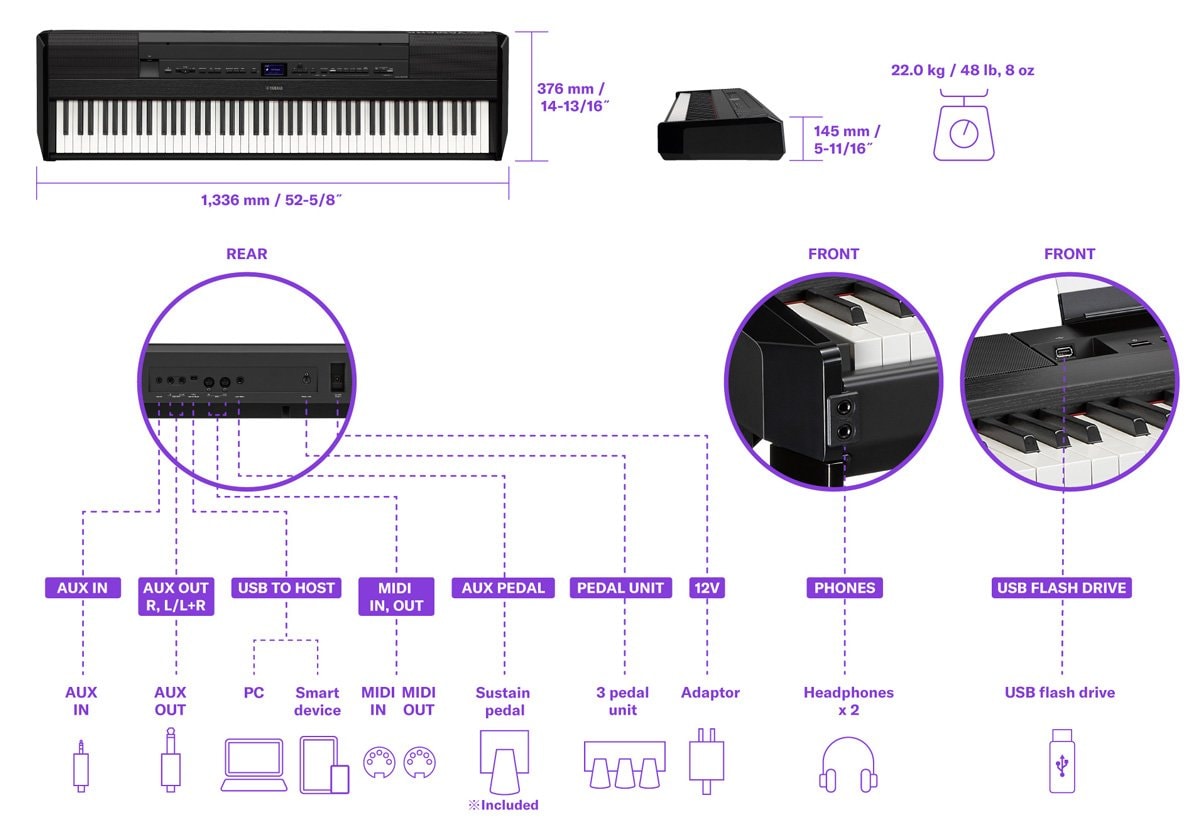 Yamaha P-525 B