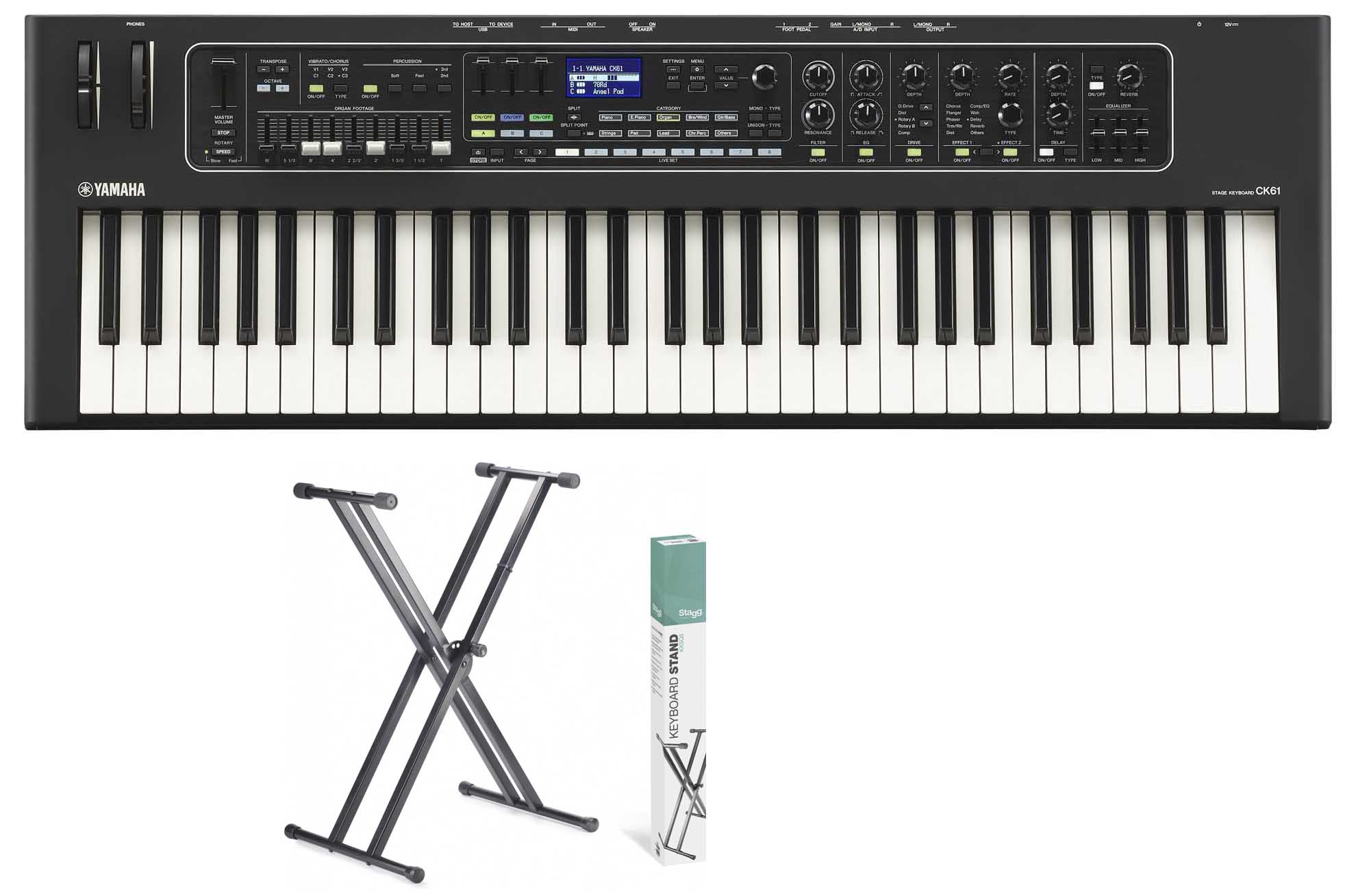 Yamaha CK61 Stativ Bundle