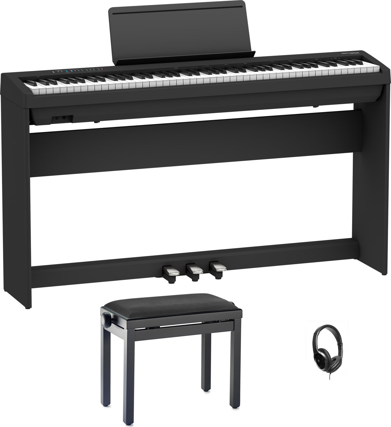Roland FP-30X BK Home Bundle